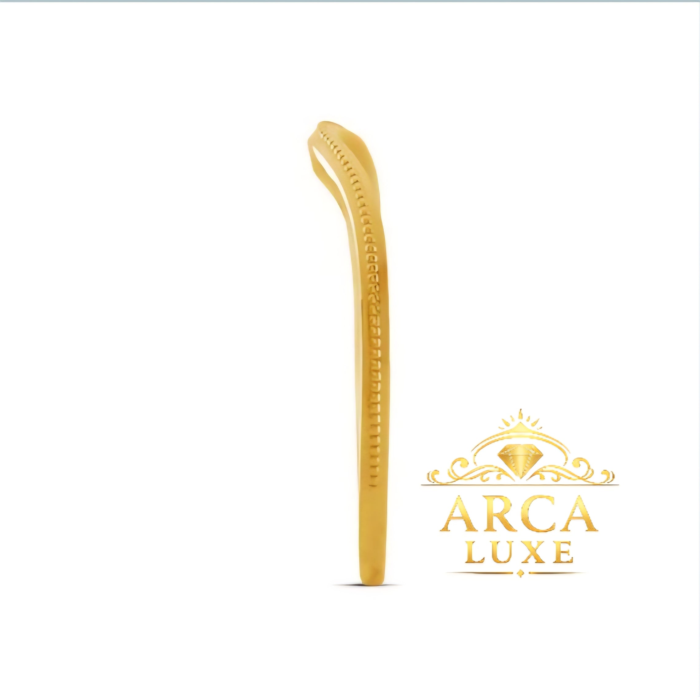 14K Yellow Gold V-Shape Milgrain Wedding Band Size 7