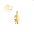 ARCA LUXE 14K Gold Girl mini Charm Pendant