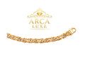 14K Solid Gold Byzantine Bracelet size 8"