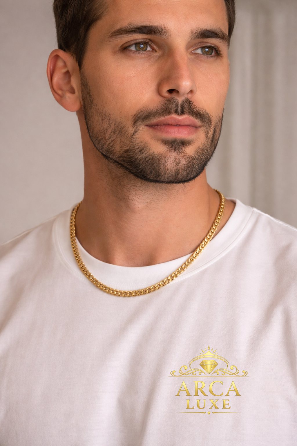 18K Solid Gold 2.2mm Gourmette Chain – Classic Lobster Clasp | ARCA LUXE