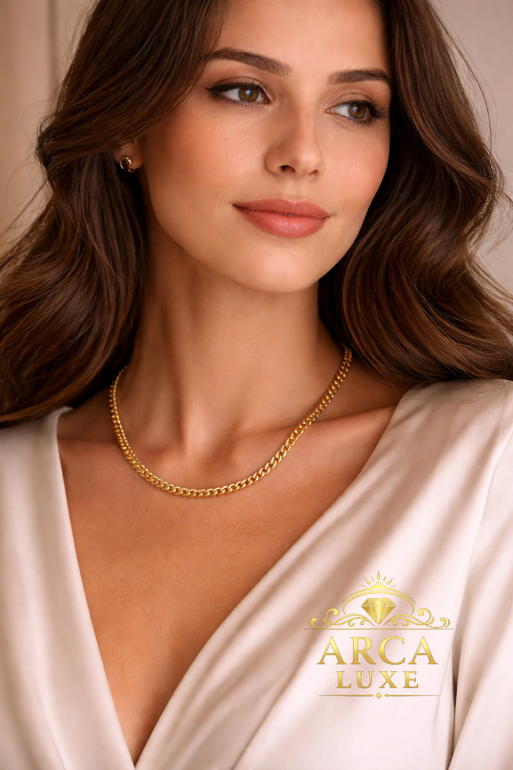 18K Solid Gold 2.2mm Gourmette Chain – Classic Lobster Clasp | ARCA LUXE