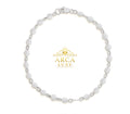 14K Solid Gold Mirror Chain Bracelet – 7"