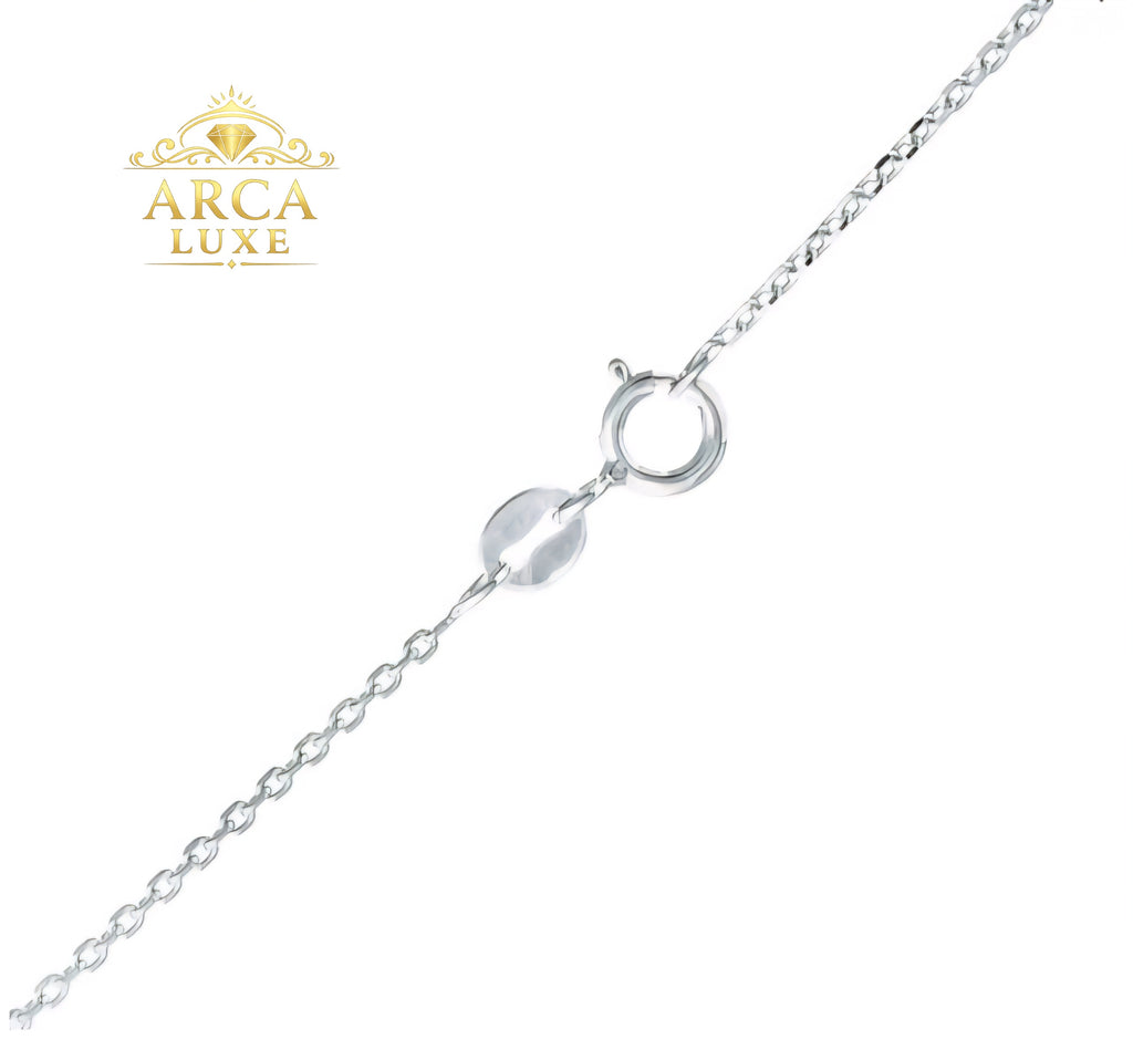 Arca Luxe 14K Diamond Cut Cable Chain – Yellow Gold, White Gold & Rose Gold